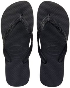 chinelo havaianas preto básico