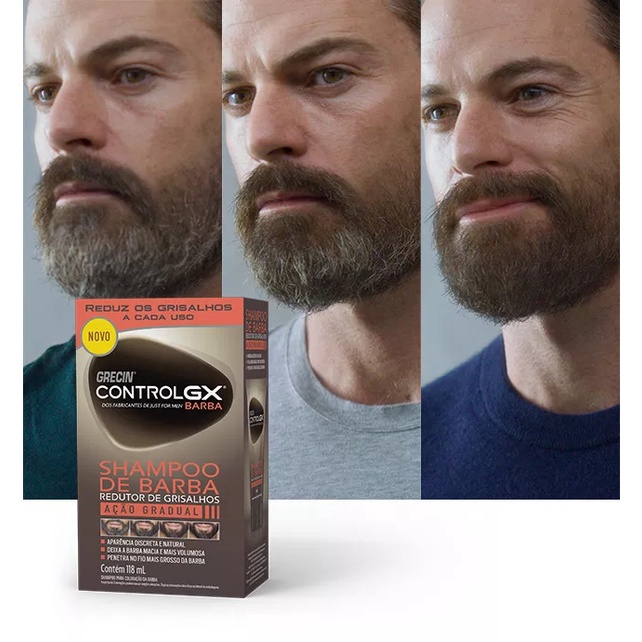 shampoo para colorir barba