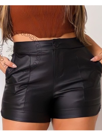 Short Couro Plus Size Feminino
